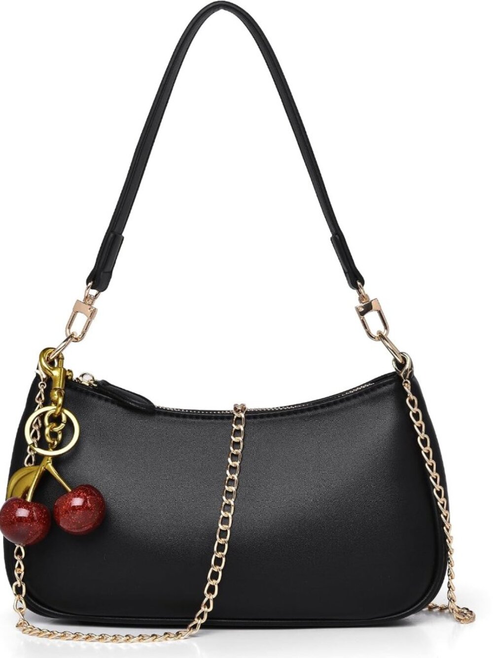 Chic Cherry Shoulder Bag for Women | Versatile Hobo Crossbody Clutch Handbag